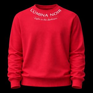 lumina noir “ivory glow” hoodie rear