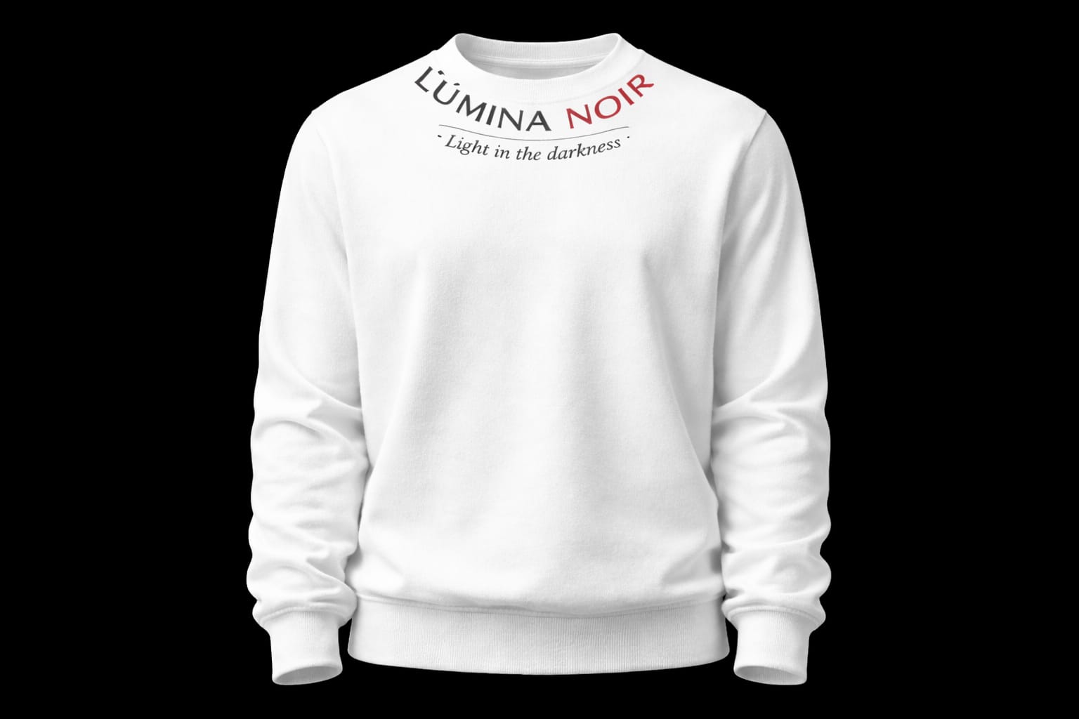 lumina noir “ivory glow” hoodie rear lumina noir “ivory glow” hoodie rear