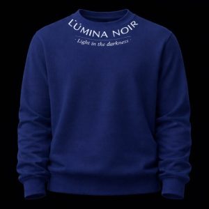 lumina noir “ivory glow” hoodie rear