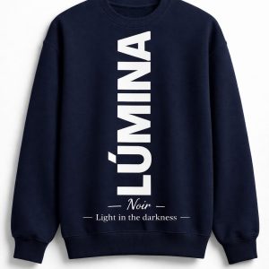lumina noir “navy core” sweater